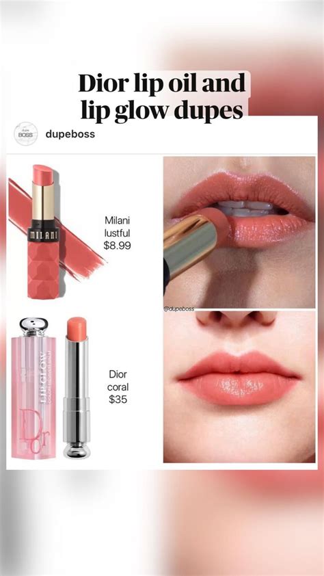 dior matte lip glow dupe|Dior lip dupe reviews.